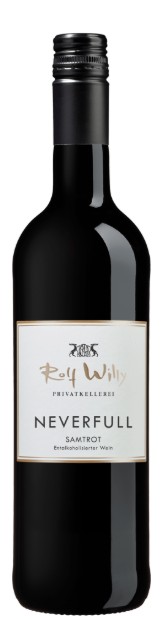 Neverfull Samtrot alkoholfreier Wein. Rolf Willy, Nordheim WG 0,75l.
