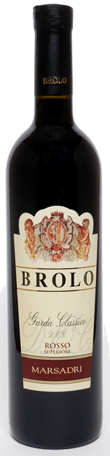 Garda Classico Rosso Superiore Brolo DOC 2024 Marsadri Gardasee 0,75l.